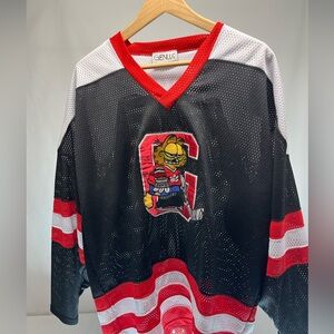 M/L Retro 90’s Garfield Mesh Hockey Jersey
